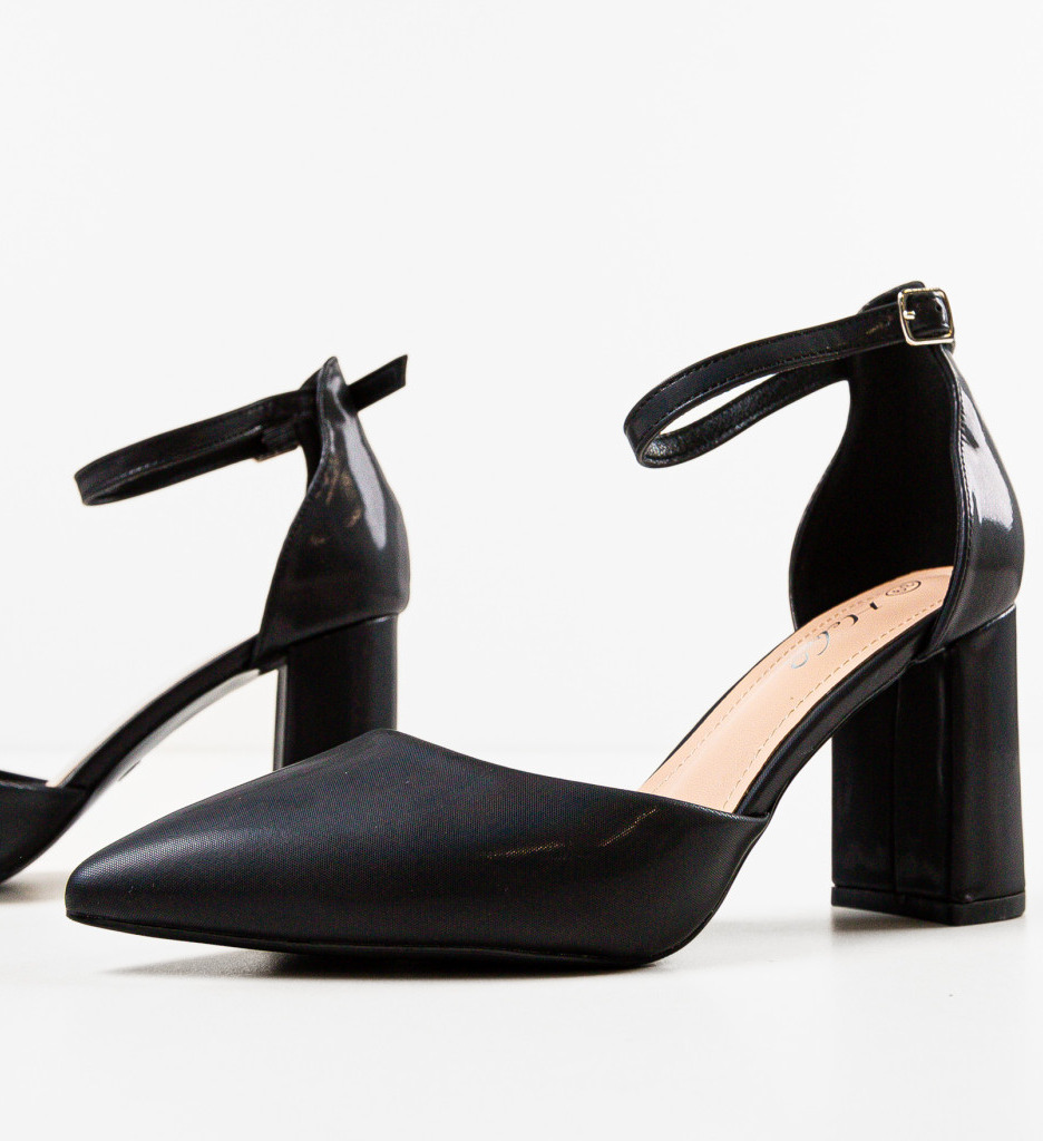 Pantofi Hugo Negri 2 cu toc elegant - imagine 5
