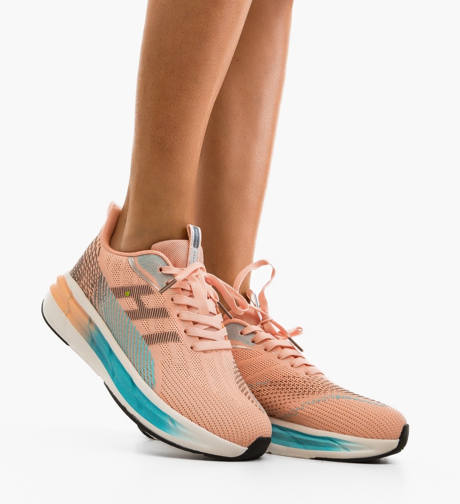 Sneakers Dama Kristil Roz - Confort și Stil - imagine 3