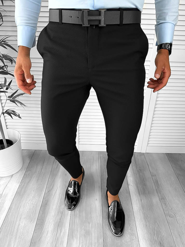 Pantaloni Barbati Eleganti din Bumbac 100%