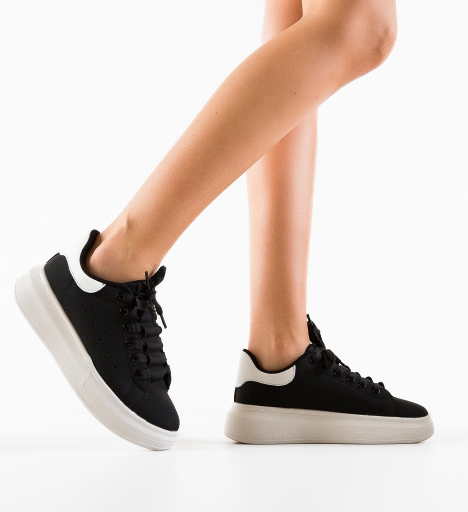 Sneakers Dama Safara Negre | Confort și Stil