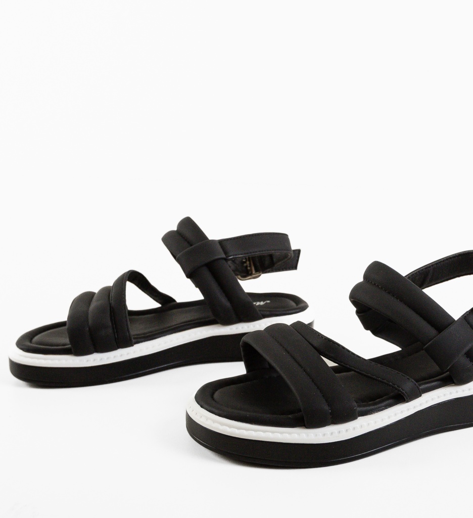 Sandale Dama Lukalik Negre - Eleganță și Confort - imagine 6