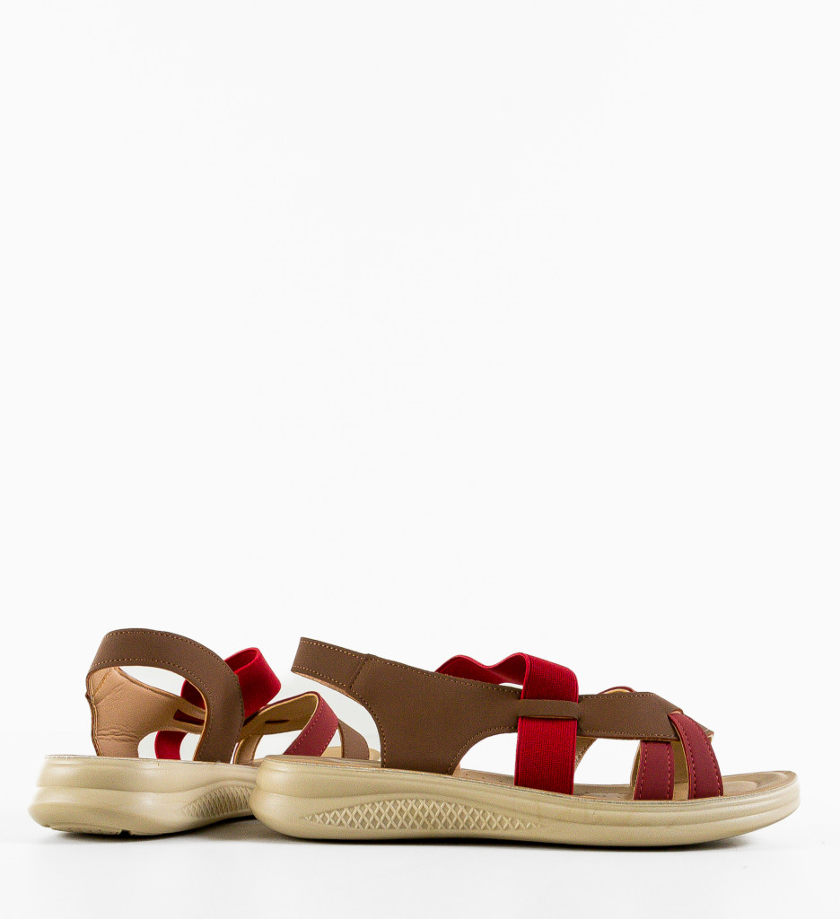 Sandale Dama Janna Khaki - Confort & Stil - imagine 6