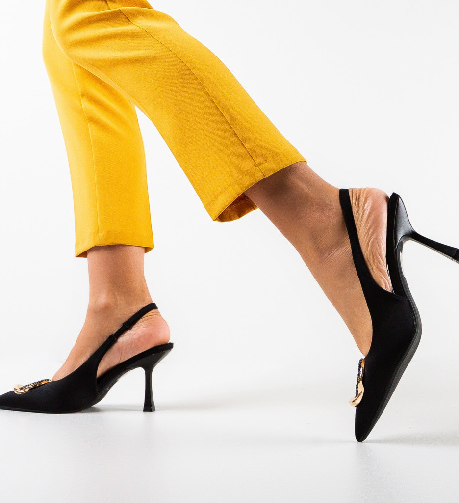 Pantofi Pierce Negri | Eleganță și Stil - imagine 4
