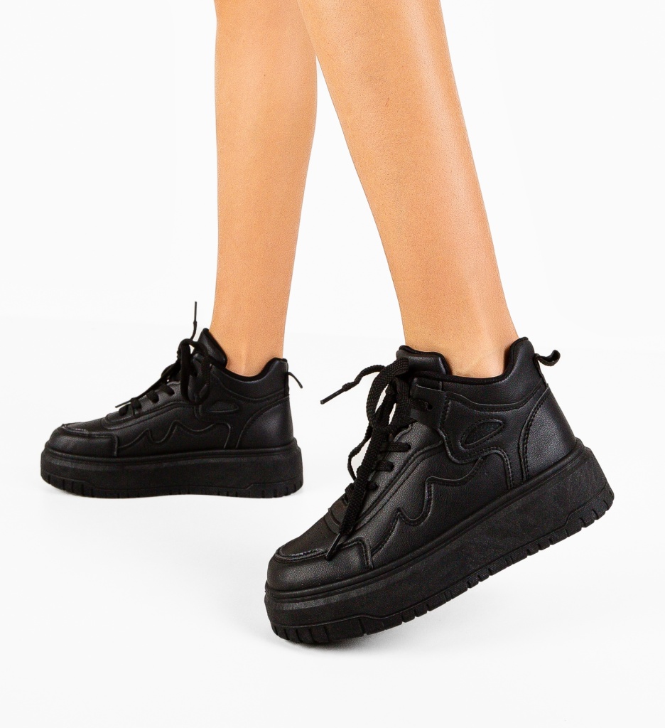 Sneakersi Dama Traskom Negri | Confort și Stil - imagine 2