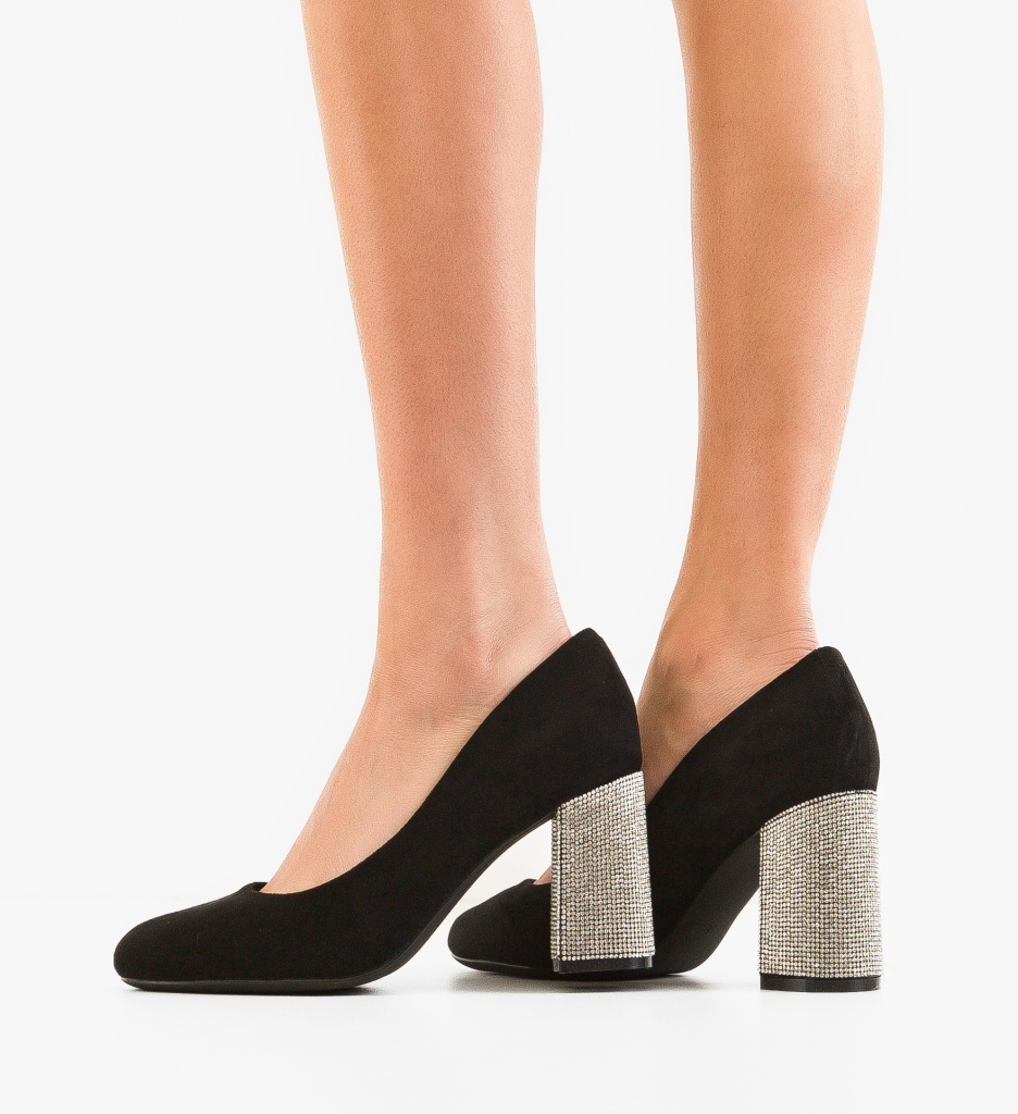 Pantofi dama Sklopi Negri 3 cu toc elegant - imagine 2