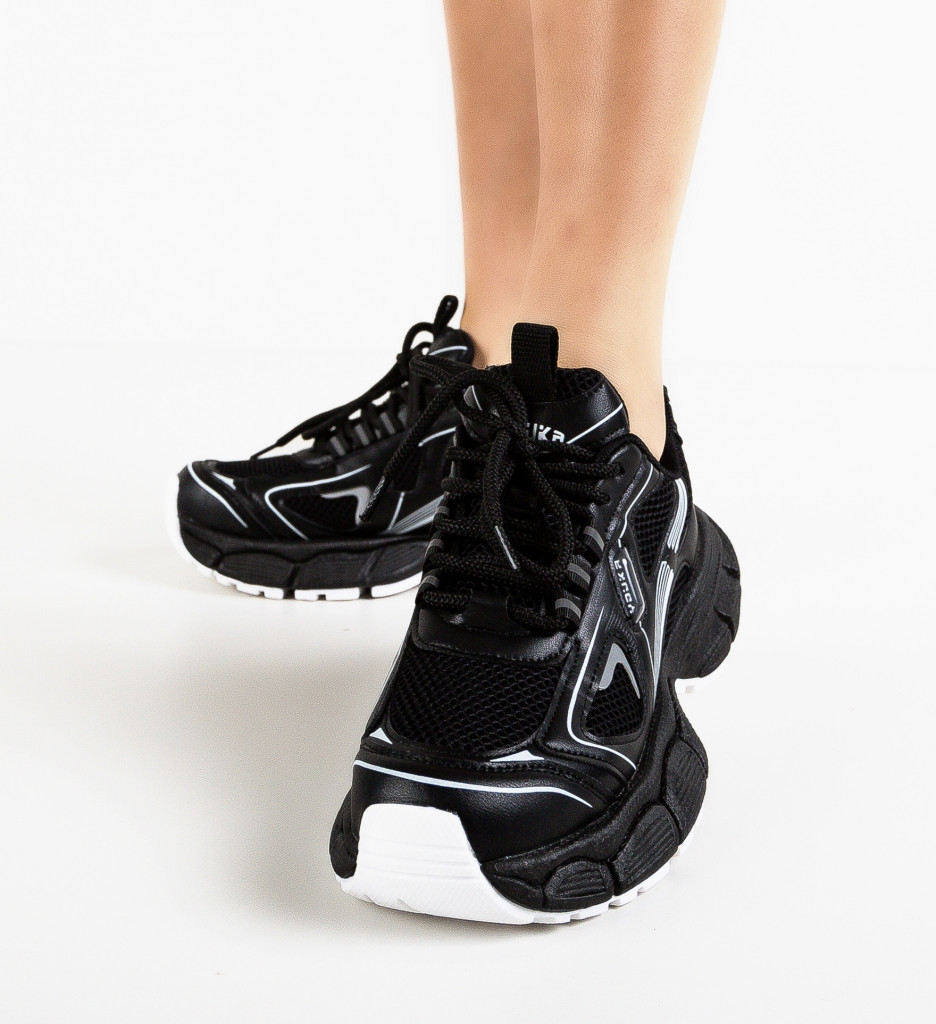 Sneakers Dama Ydouka Negri | Confort Urban - imagine 4