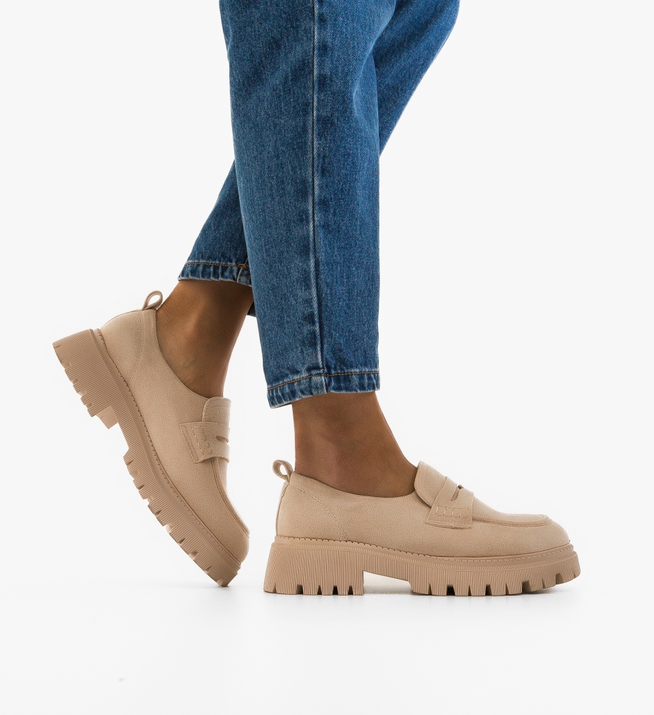 Pantofi Casual Dama Laje Bej - Confort & Stil - imagine 2