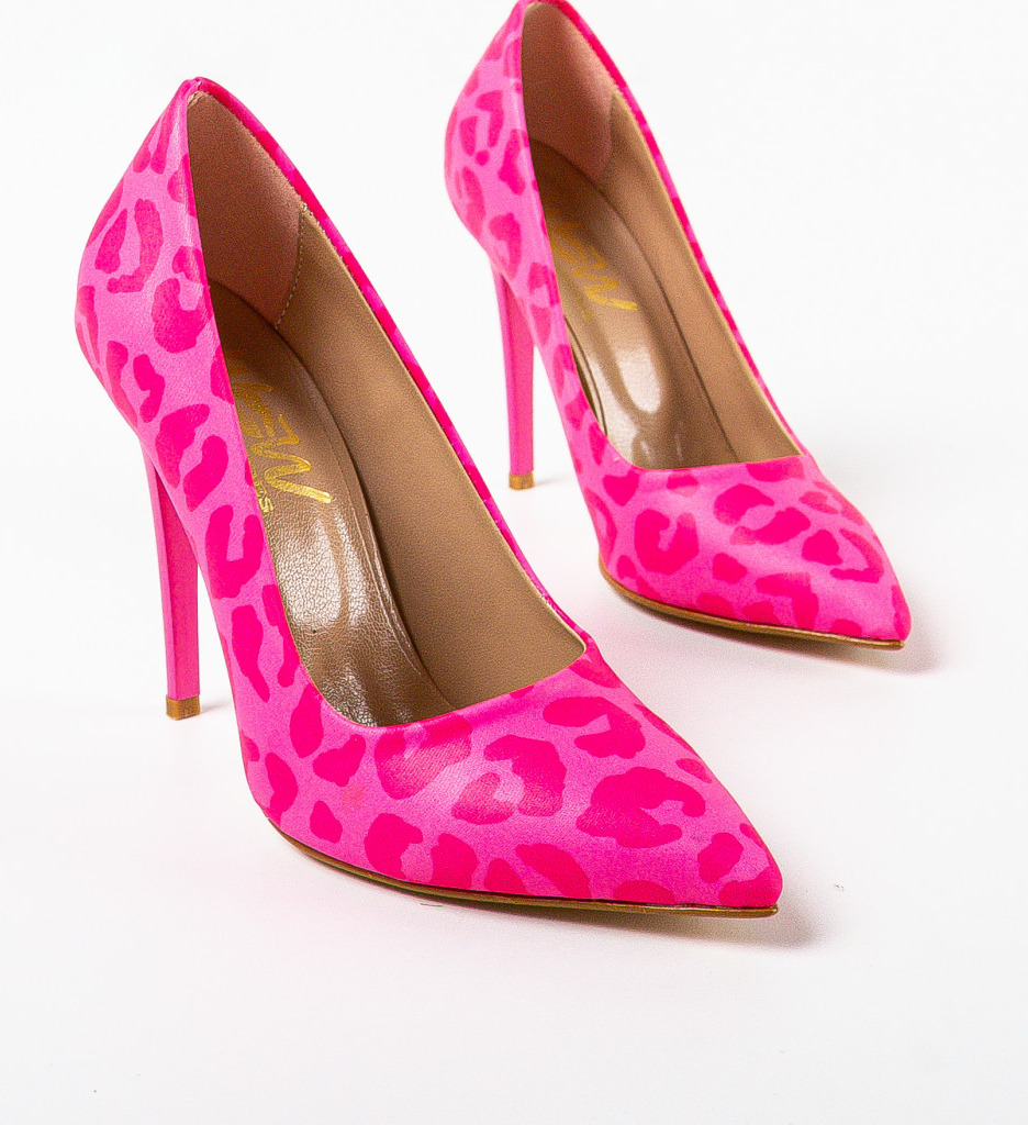 Pantofi dama Ojal Fuchsia eleganți - imagine 5