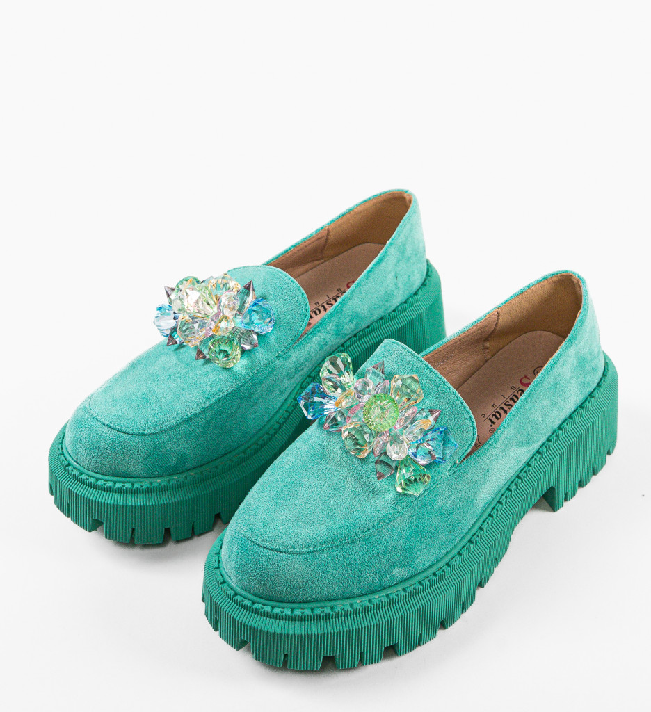 Pantofi Casual Dave Turcoaz | Confort & Stil - imagine 6