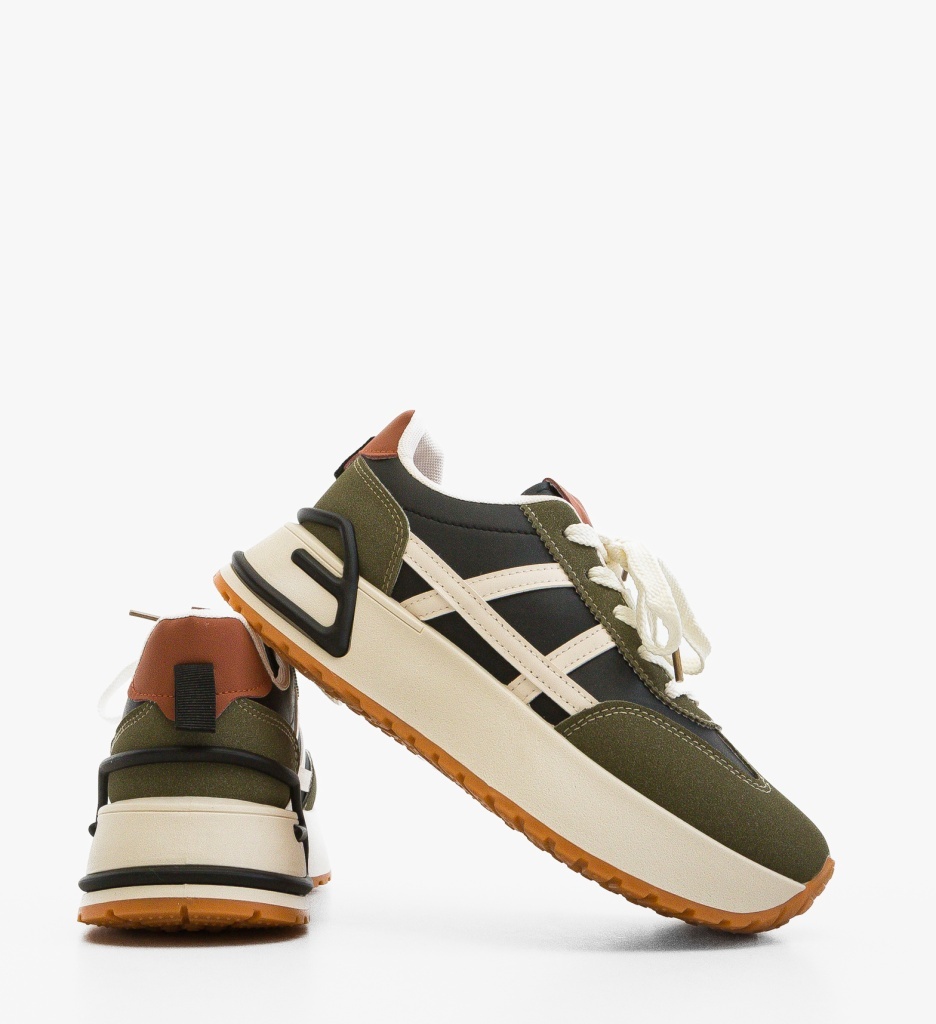 Sneakers Dama Dasyer Verde – Confort și Stil Sport - imagine 2