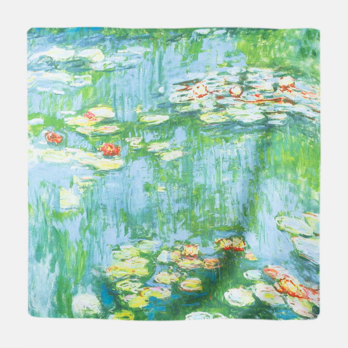 Eșarfă Monet "Nuferii" Mătase | Shopika