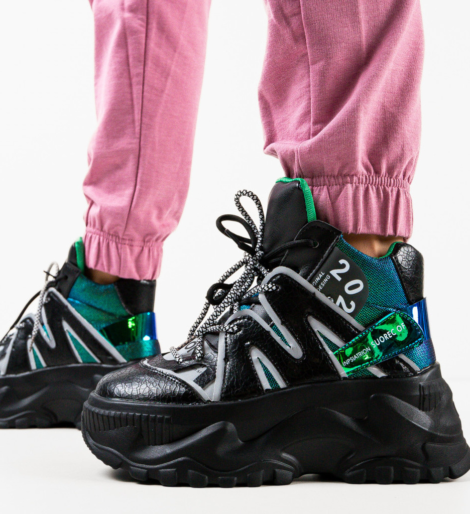 Sneakers Dama Source Negri - Confort Sport