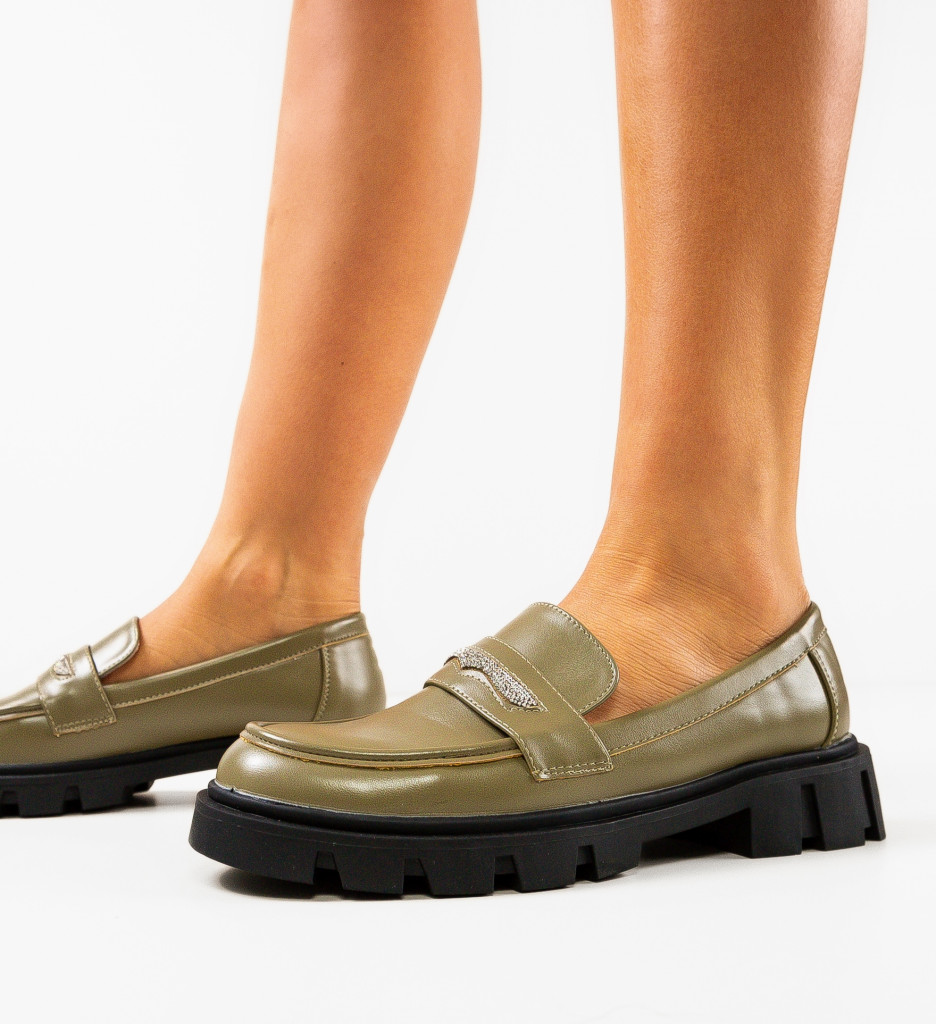 Pantofi Casual Sacipo Verzi - Confort & Stil - imagine 4