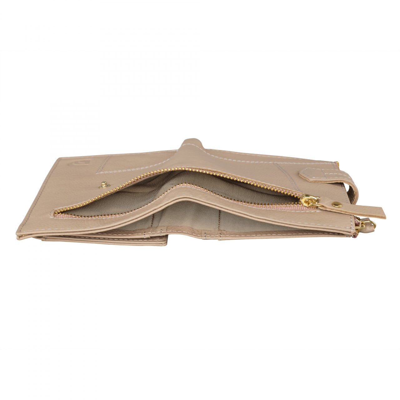 Portofel Delis Leandra Piele Naturală Crem - imagine 5