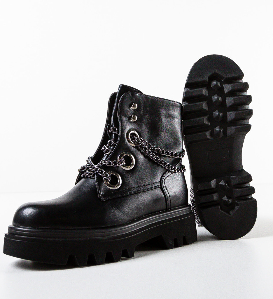 Ghete Dama Tyler Negre | Stil si Confort - imagine 8