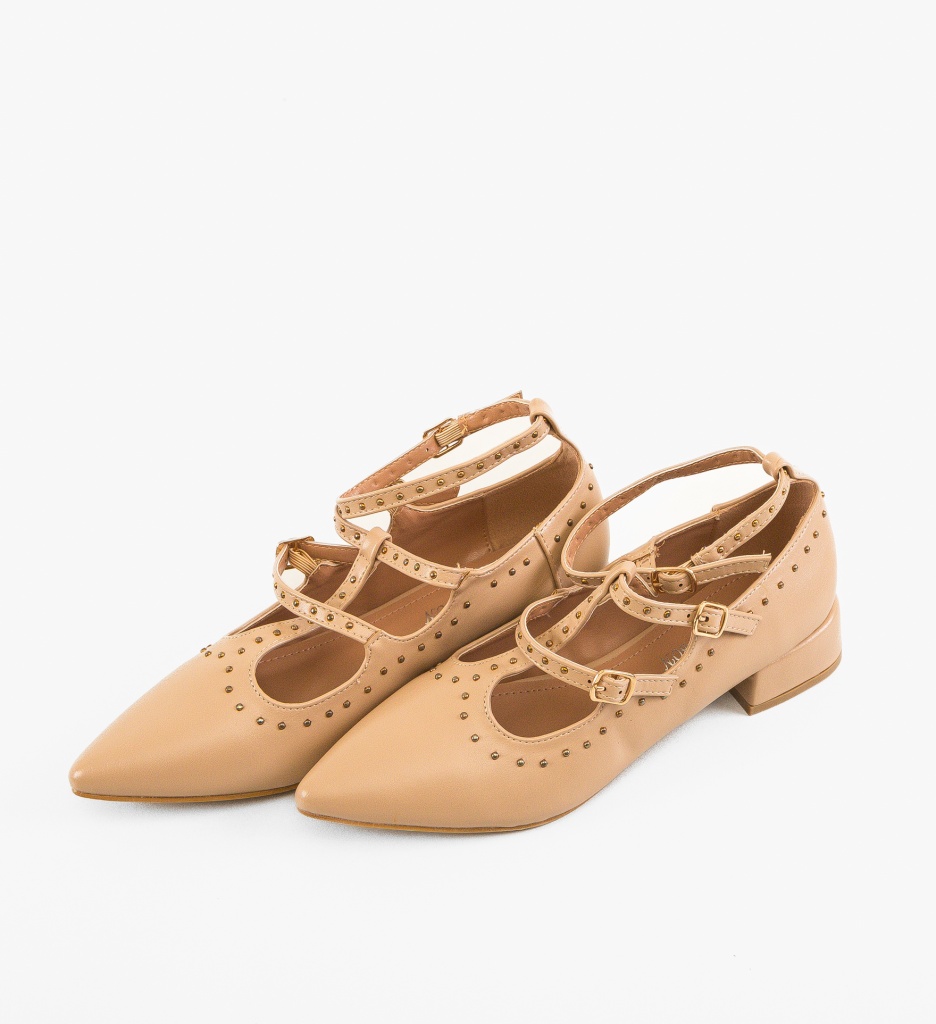 Pantofi cu toc Leslie Nude - Eleganți și Versatili - imagine 5