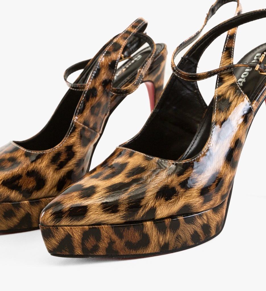 Pantofi Dama Sarinne Print Eleganți - imagine 5