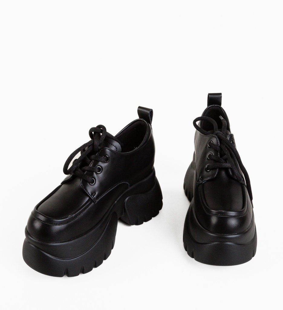 Pantofi Casual Sajna Negri | Confort și Stil - imagine 5