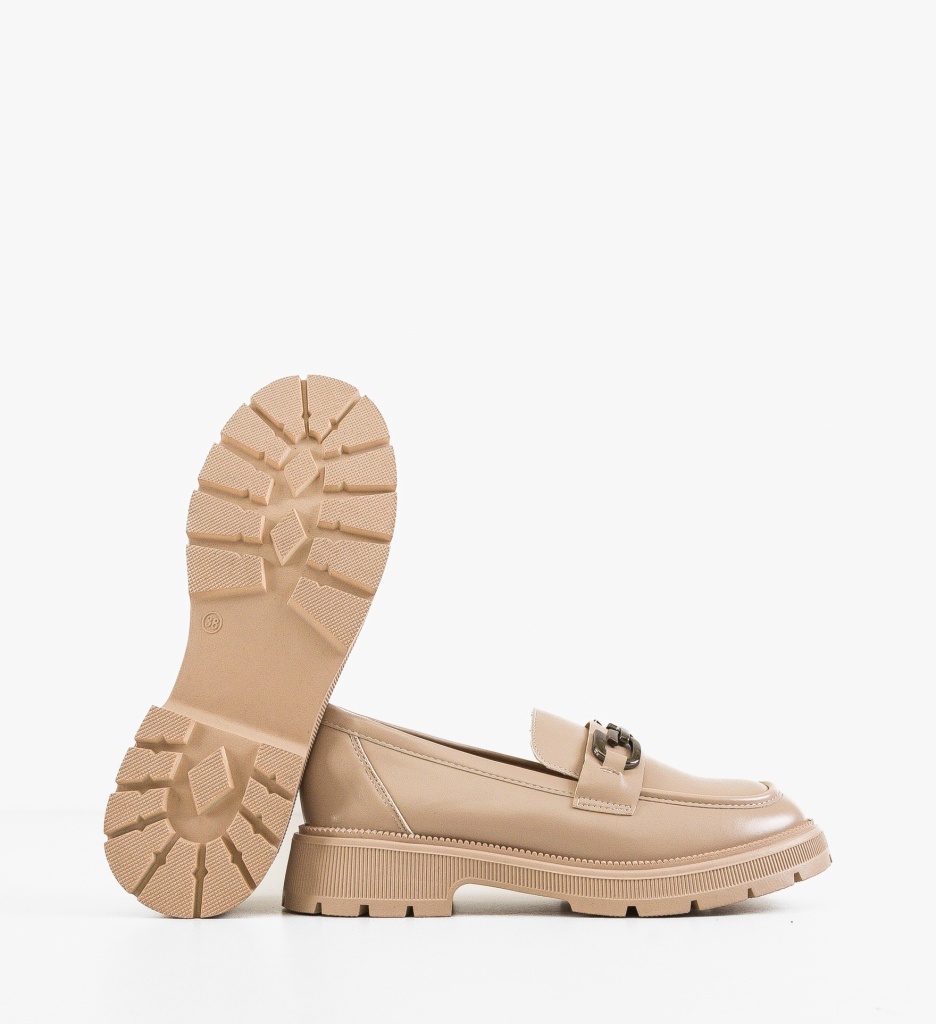 Pantofi Casual Dama Helios Bej - Confort si Stil - imagine 5
