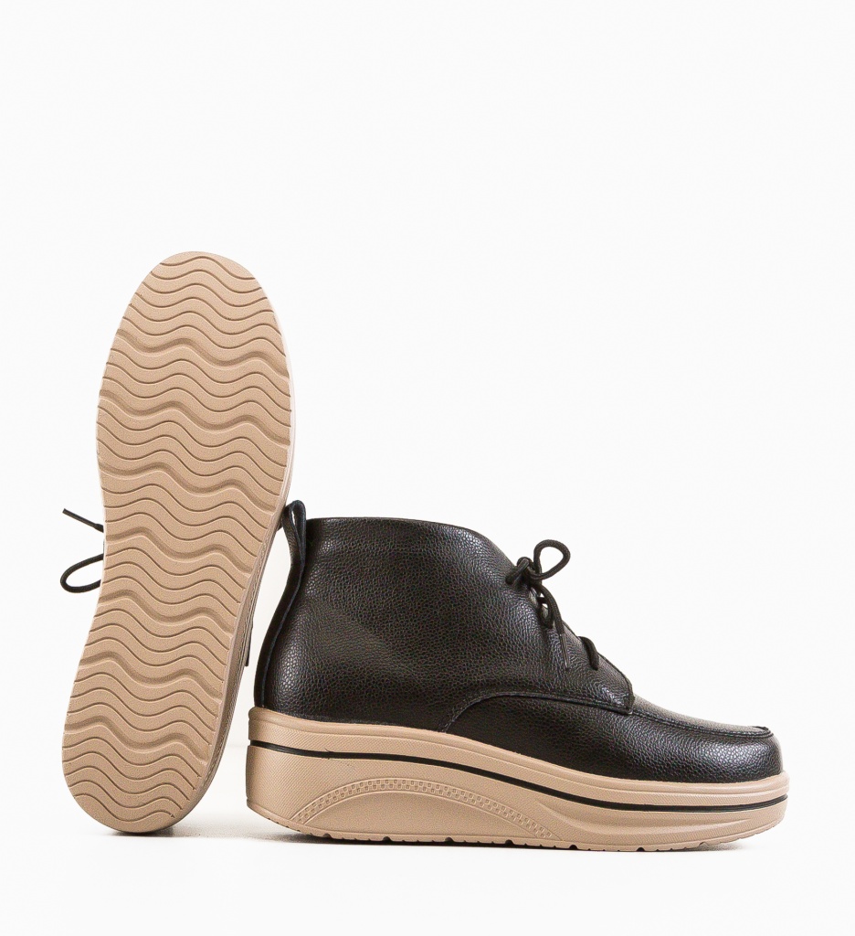 Pantofi Bergamon Negri - Confort și Stil Casual