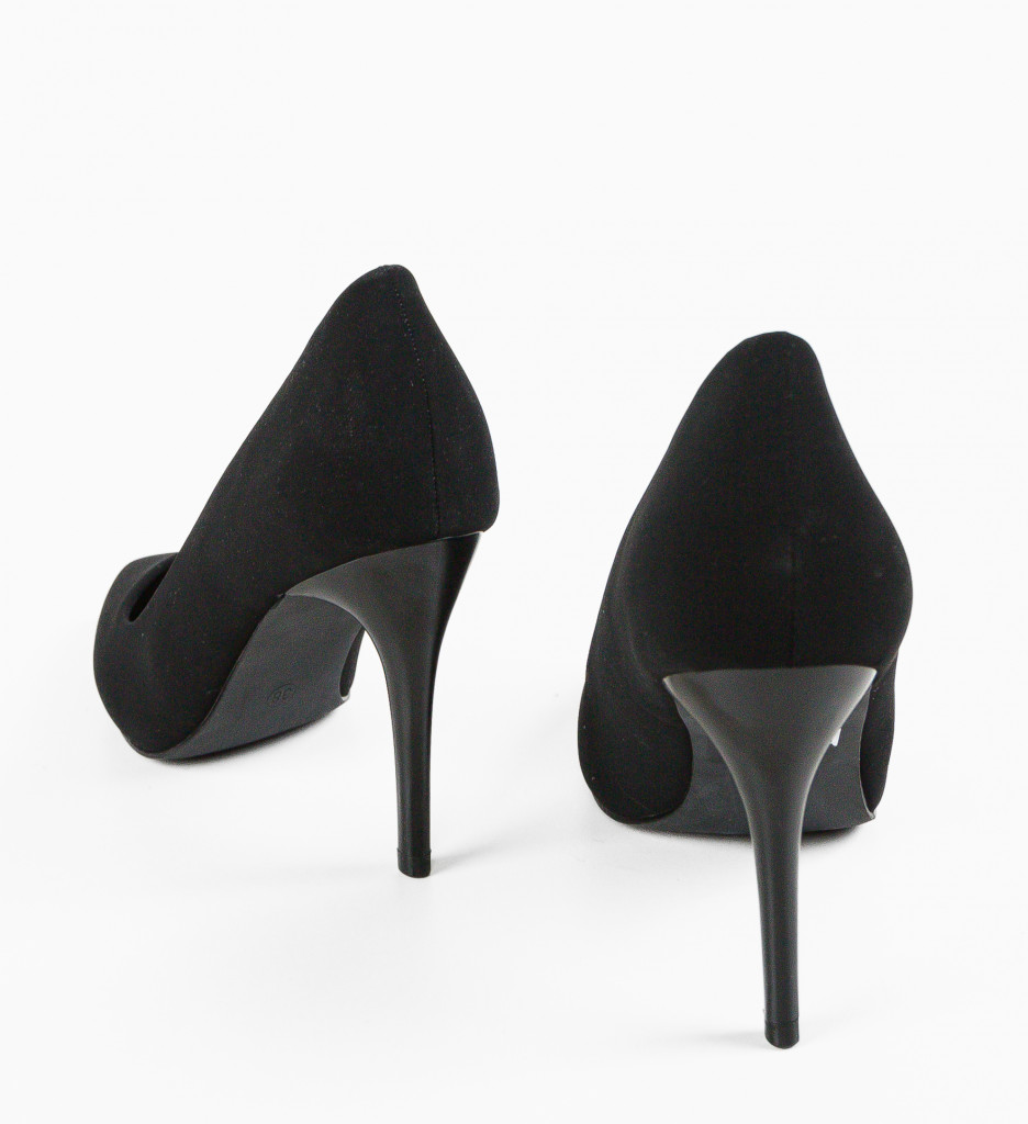 Pantofi cu Toc Kezia Negri 2 - Eleganță și Stil - imagine 8