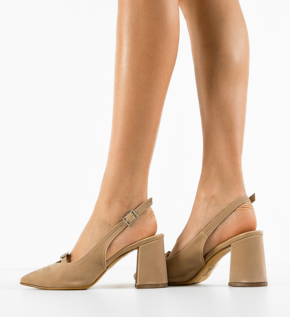 Pantofi Dama Rich Bej | Eleganță la Fiecare Pas - imagine 4