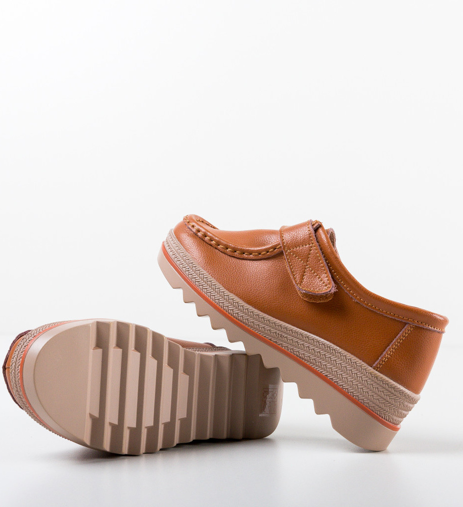 Pantofi Casual în Straif Camel - Versatili și Moderni - imagine 6