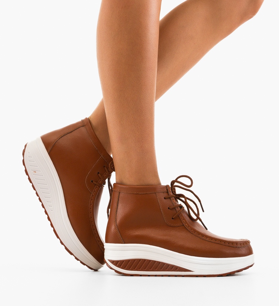 Pantofi Vinto Camel - Confort Zilnic Garantat - imagine 2