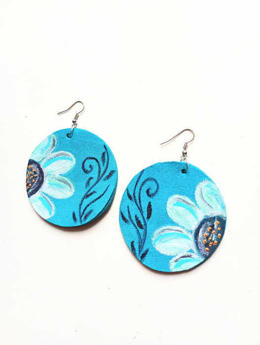 Cercei Turcoaz Handmade Unicat | Shopika