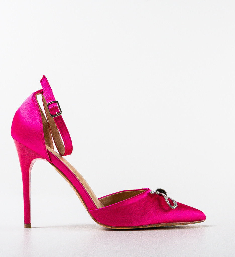 Pantofi Toc Suja Fuchsia - Eleganță și Stil - imagine 5