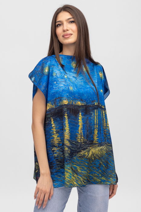 Bluza Poncho Monet Eleganță | Shopika Summer