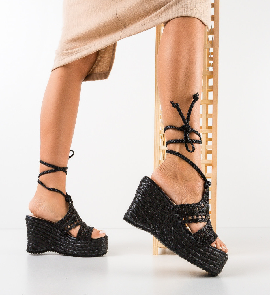 Platforme Dama Dillon Negre - Stil și Confort - imagine 2
