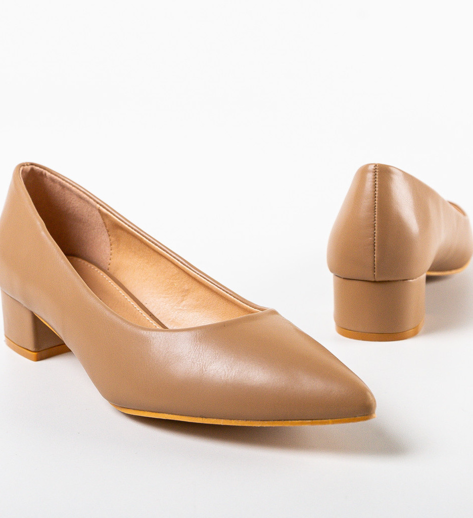 Pantofi Dama Rudd Bej | Eleganță și Stil - imagine 7