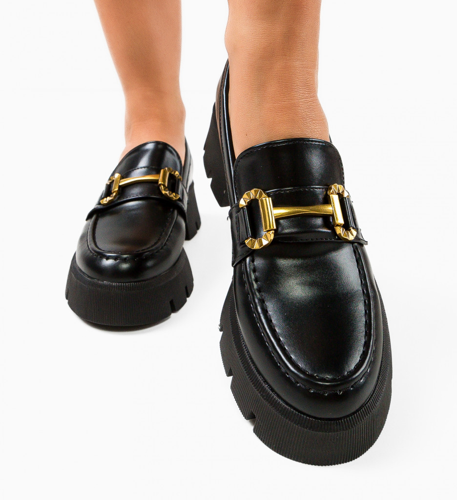 Pantofi Casual Spencer Negri - Confort & Stil