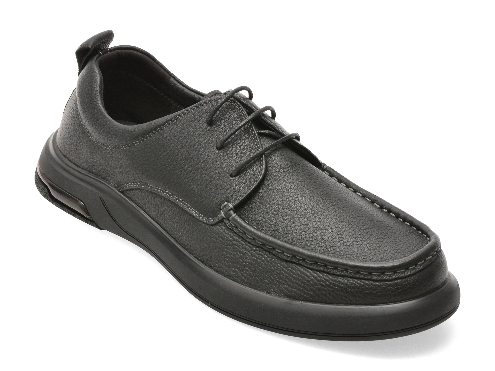 Pantofi OTTER Negri din Piele Naturală