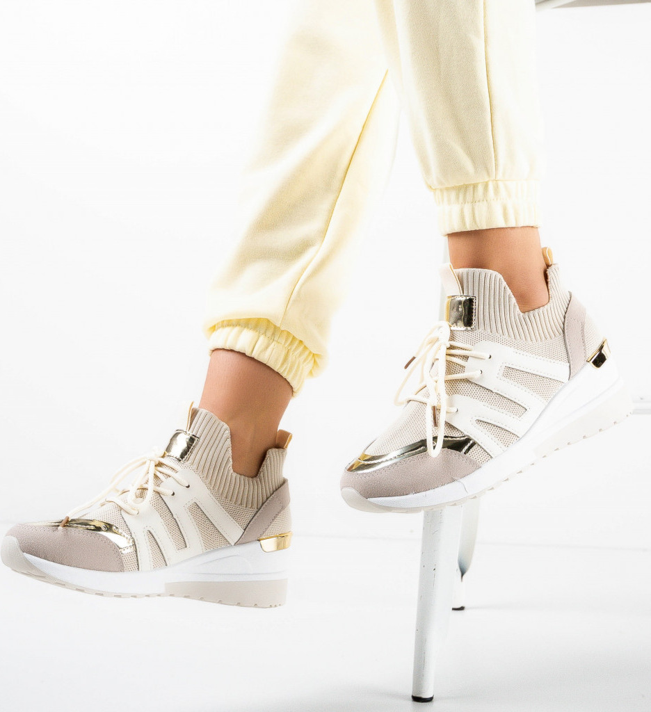 Pantofi Sport Many Bej - Confort și Stil - imagine 3