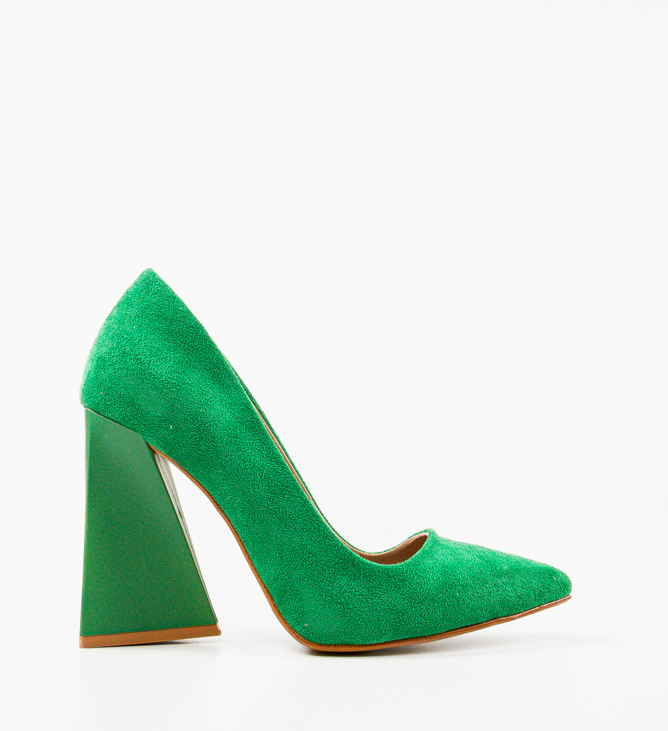 Pantofi Tyapa Verzi cu Toc - Eleganță Asigurată - imagine 2