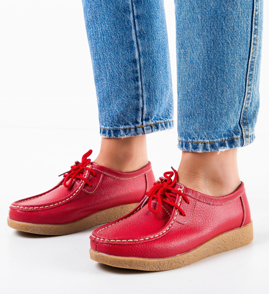 Pantofi Casual Niko Rosii - Stil și Confort - imagine 3