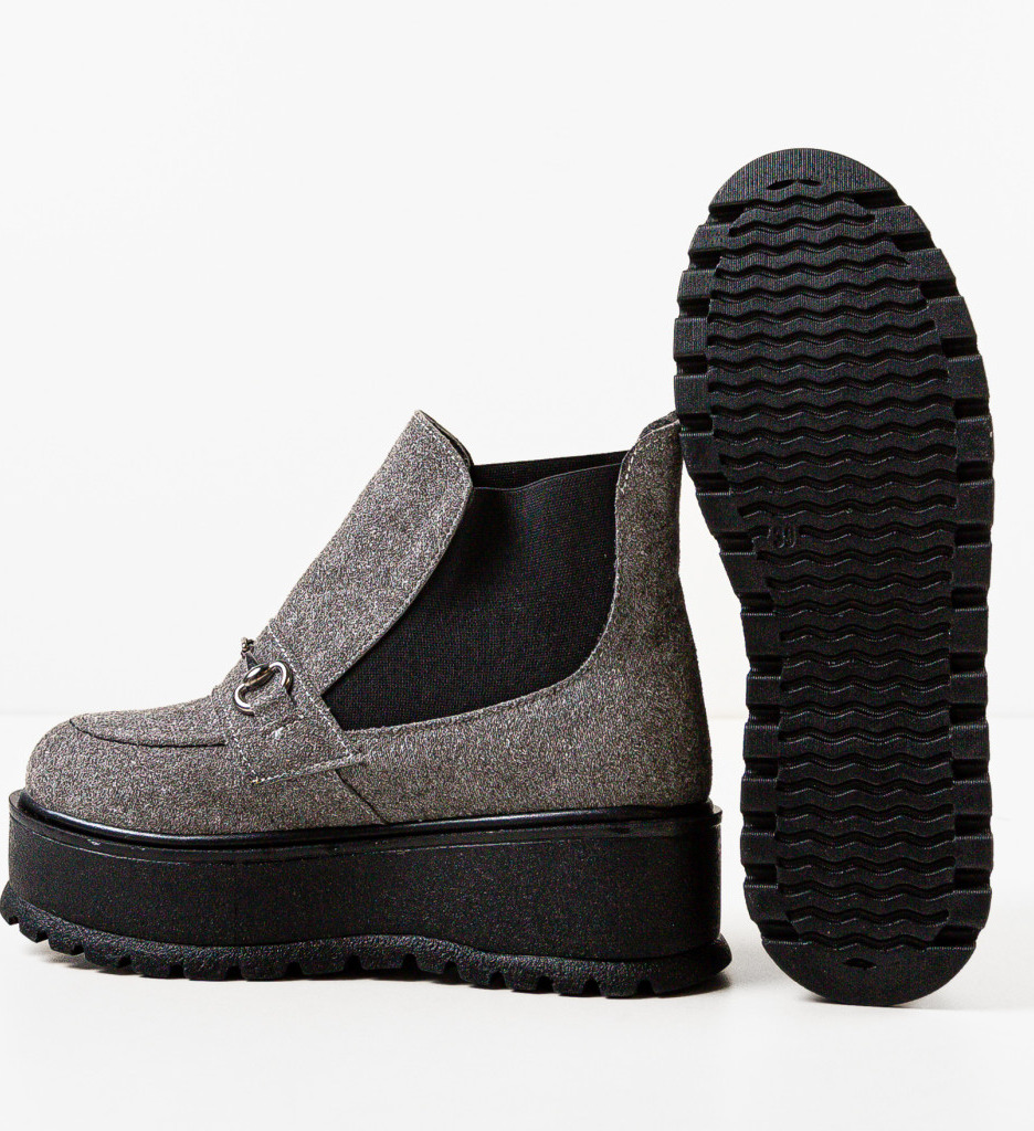 Ghete Dama Samir Gri - Stil si Confort Urban - imagine 6