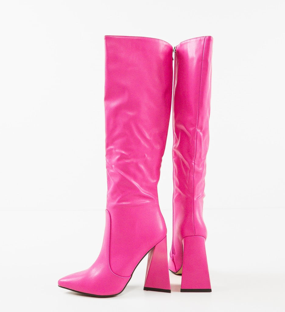 Cizme Zuker Roz - Eleganță și Stil - imagine 9