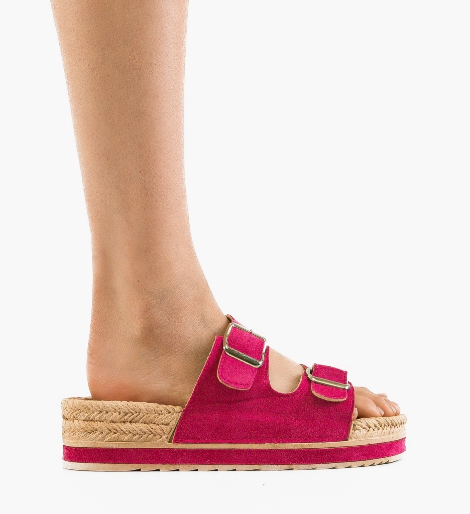 Sandale Dama Roshun Fuchsia | Confort Vară - imagine 8
