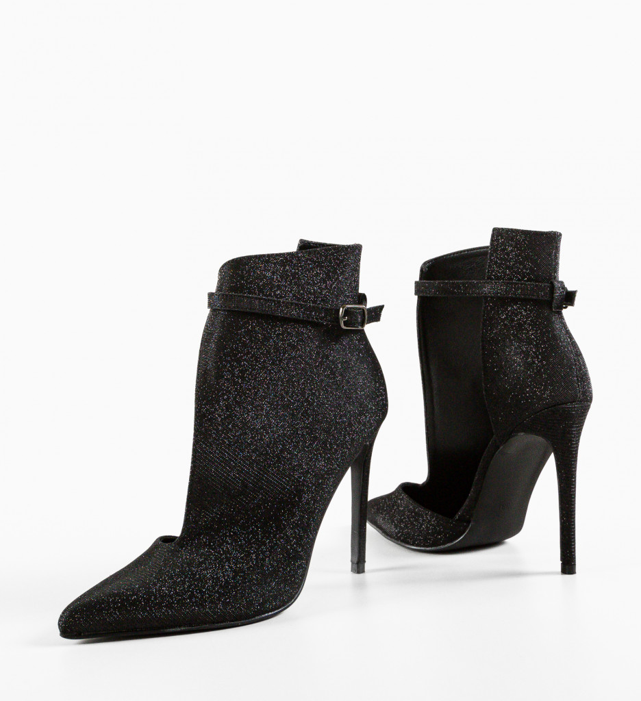 Botine Dama Fleur Negre - Eleganță și Confort - imagine 7