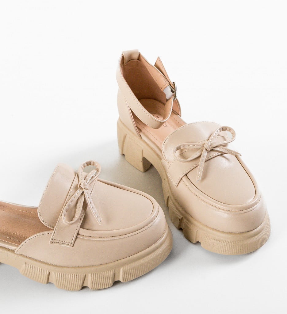 Pantofi Casual Dorina Bej - Confort și Stil Zilnic - imagine 8