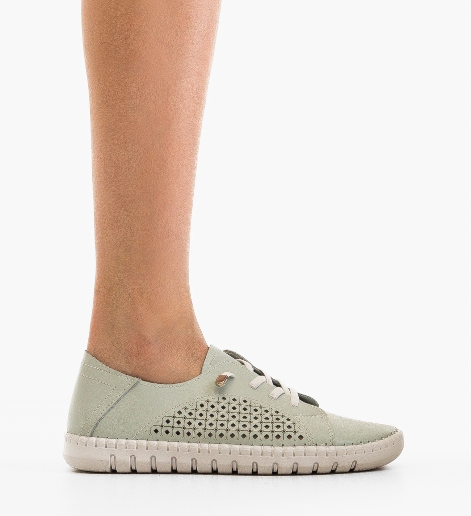 Pantofi Casual Verzi Rahima - Confort și Stil - imagine 4