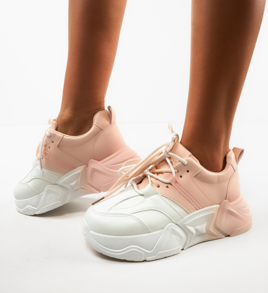Sneakers Dama Roz - Confort și Stil Urban - imagine 5