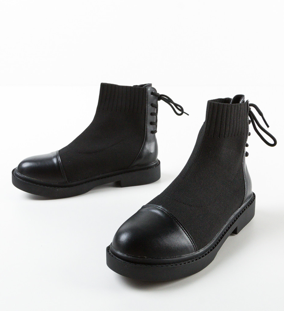 Ghete Dama Vhagar Negre - Eleganță și Stil Urban - imagine 7