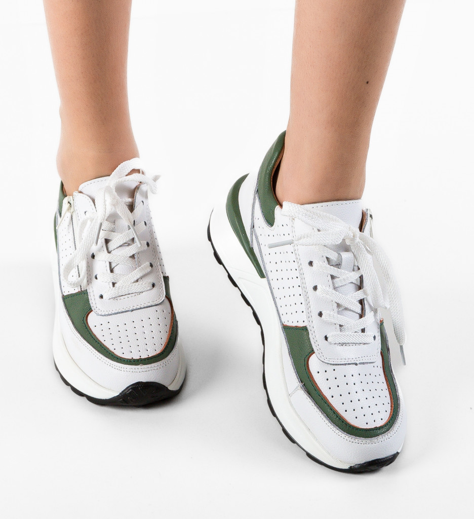 Sneakers Dama Muskk Verzi | Confort și Stil - imagine 3