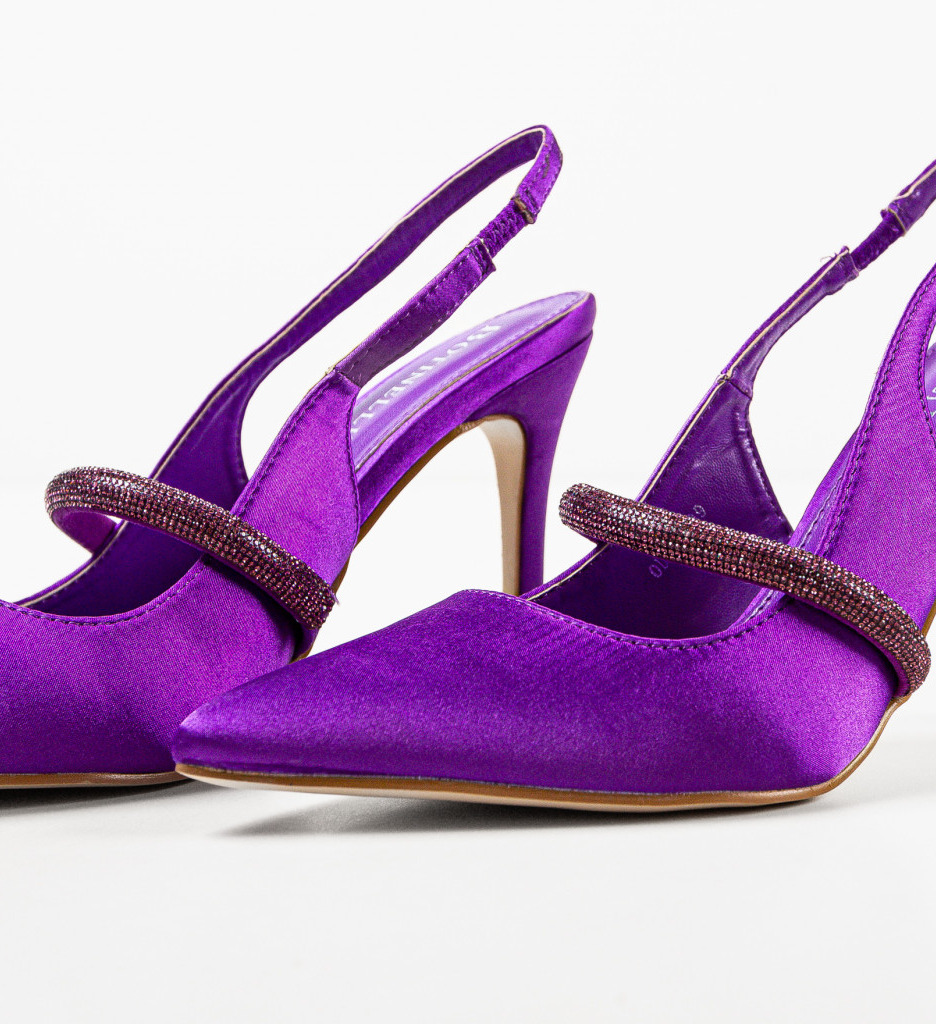 Pantofi Toc Calvin Mov - Eleganță Asigurată - imagine 8