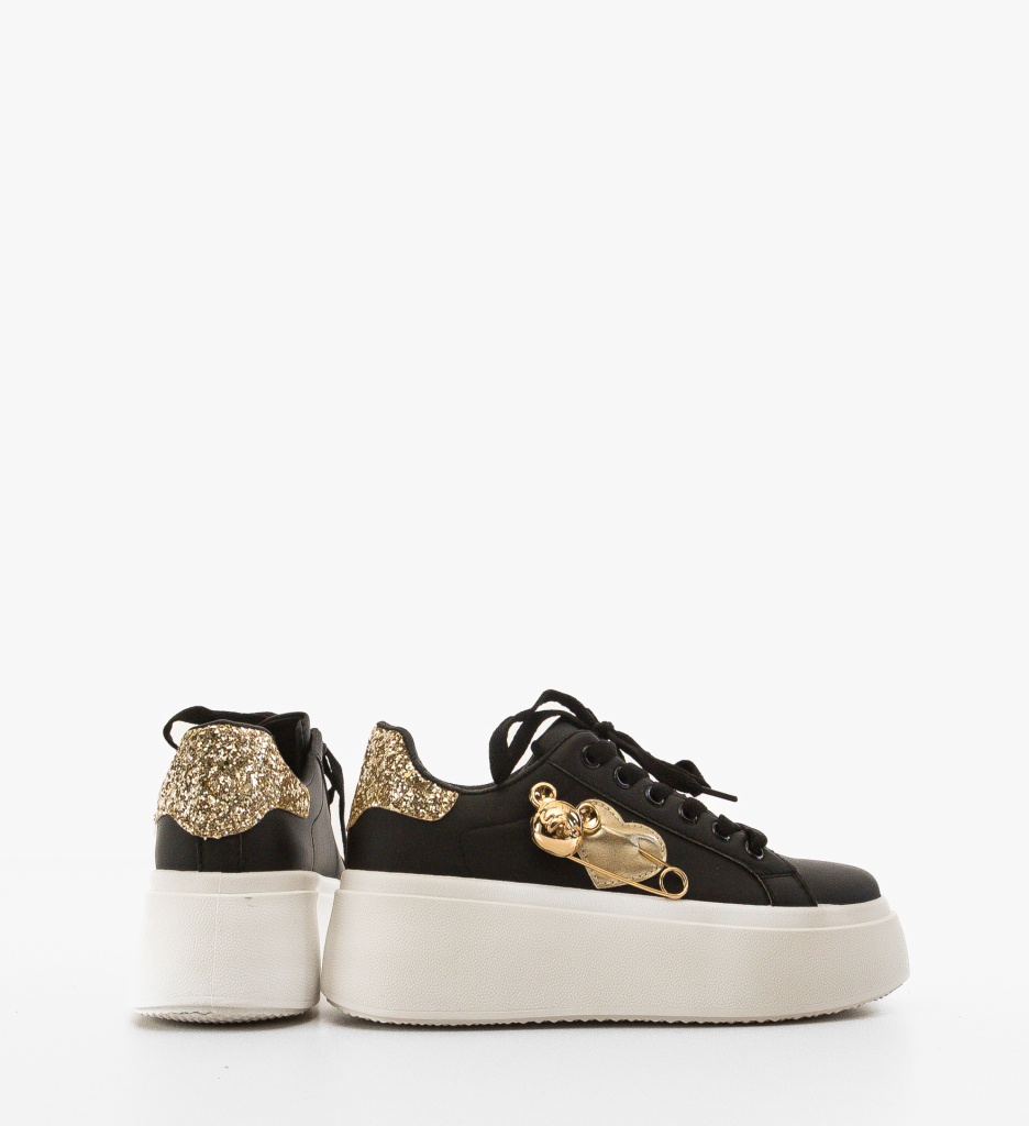 Sneakers Dama Neela Negri 2 | Stil si Confort - imagine 2