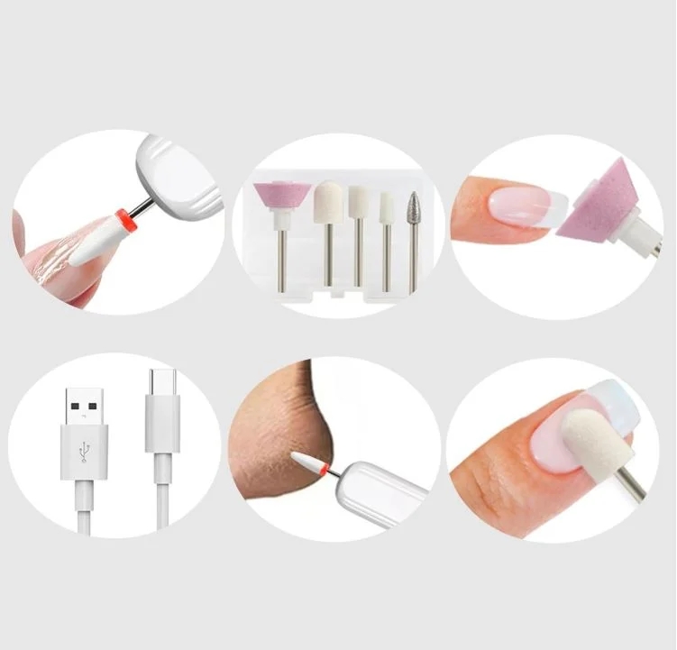 Pila Electrica Unghii 6 in 1 Reincarcabila USB Picadili - imagine 4